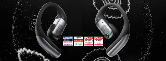 Shokz OpenFit Pro als einziger Open-Ear-Kopfhörer mit Spitzenwertungen bei CHIP, COMPUTER BILD und connect