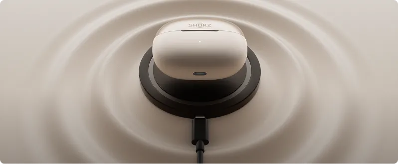 Shokz OpenDots ONE Schnellladung 10 Minuten = 2 Stunden Wiedergabe