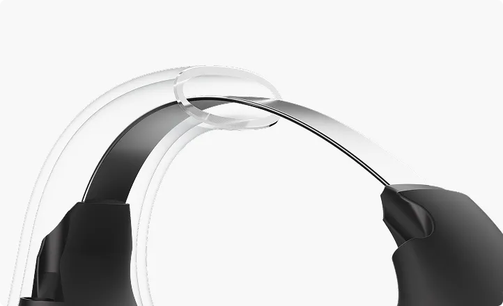 Neu gestaltete Ohrclips sorgen für stabilen Sitz. Leicht, ausgewogen, stundenlang bequem ohne Ermüdung.