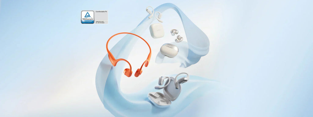 Open-Ear-Kopfhörer von Shokz sind die ersten ihrer Kategorie, die das „Comfortable Fit”-Zertifikat des TÜV Rheinland erhalten