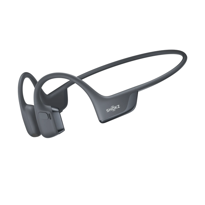 Shokz OpenRun Pro 2 Schwarz - Knochenschall Kopfhoerer, Open-Ear Bone Conduction Wireless Headphones