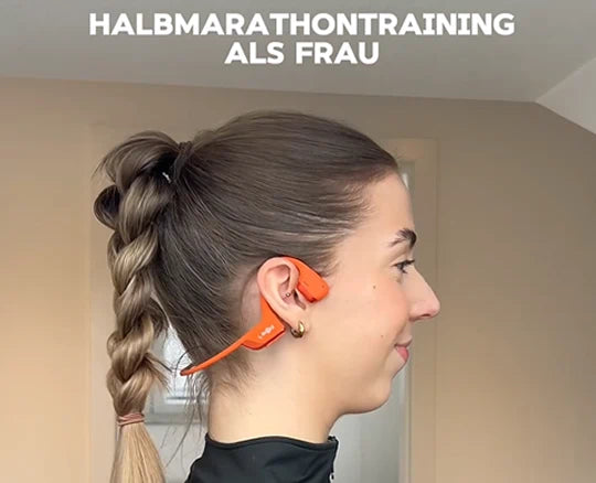 Shokz Open-Ear Kopfhörer sicherer Sitz beim Laufen und Verkehrswahrnehmung