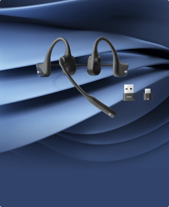 OPENCOMM2 - Kommunikations-Headset für Mobilgeräte (mit Adapter)