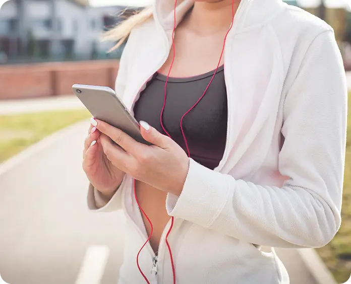 Klassische Sportkopfhörer