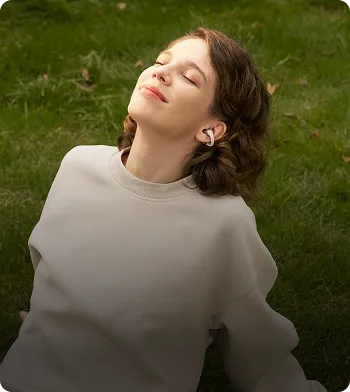 Stundenlang angenehm zu tragen, reduziert Ohrermüdung mit Open Ear Kopfhörern.