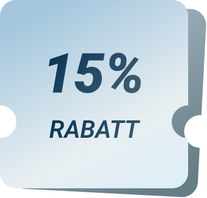 15 % Rabatt