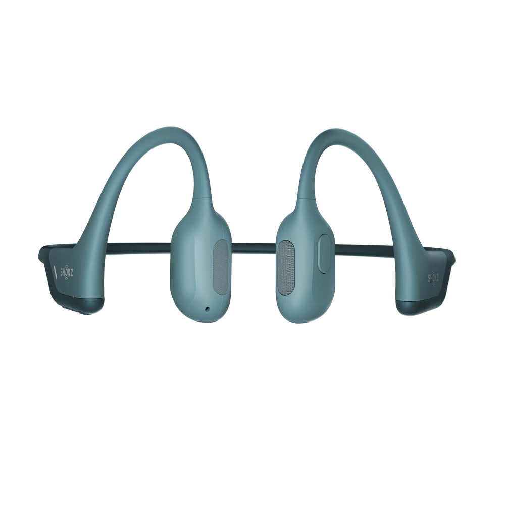Shokz OpenRun Pro Blau -  Knochenschall Kopfhörer, Open-Ear Kabellos Sport Kopfhörer, Bluetooth Open-Ear Bone Conduction Wireless Headphones