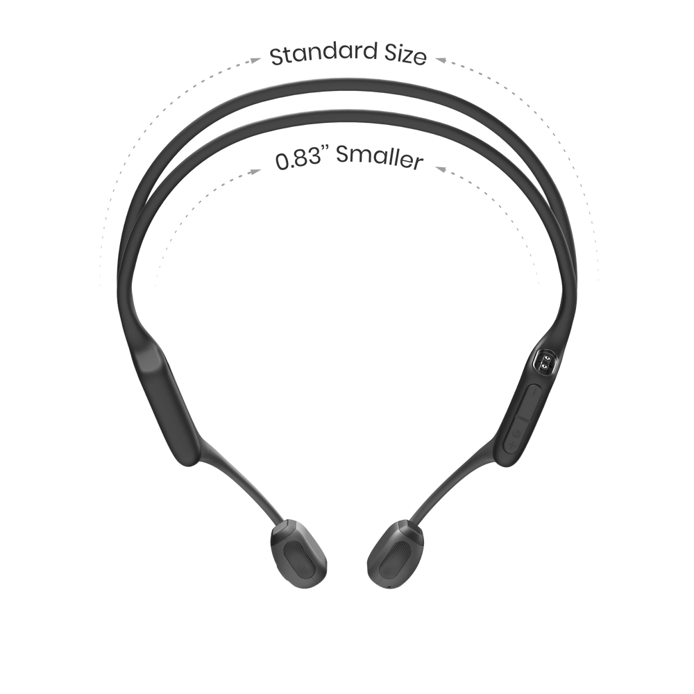 Shokz OpenRun Pro Mini Schwarz -   Knochenschall Kopfhörer, Open-Ear Kabellos Sport Kopfhörer, Bluetooth Open-Ear Bone Conduction Wireless Headphones